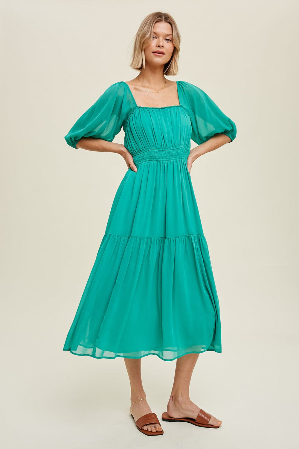 livia midi dress Livia Dress, 2 | Orange | Women's Dresses