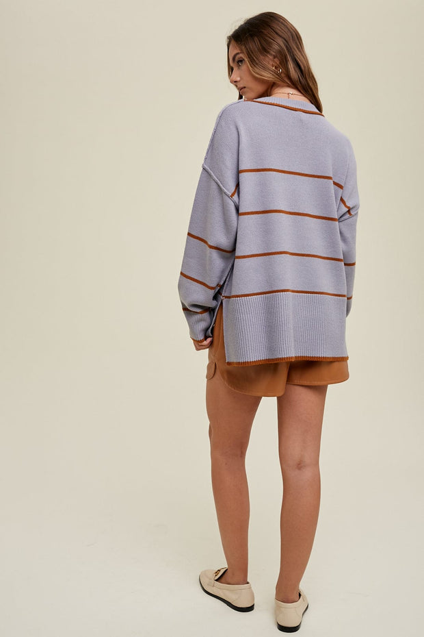 Wishlist Apparel Sweater Haylee Striped Sweater
