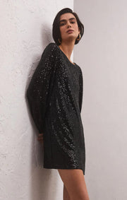Z Supply Black / XS Andromeda Sequin Dress
