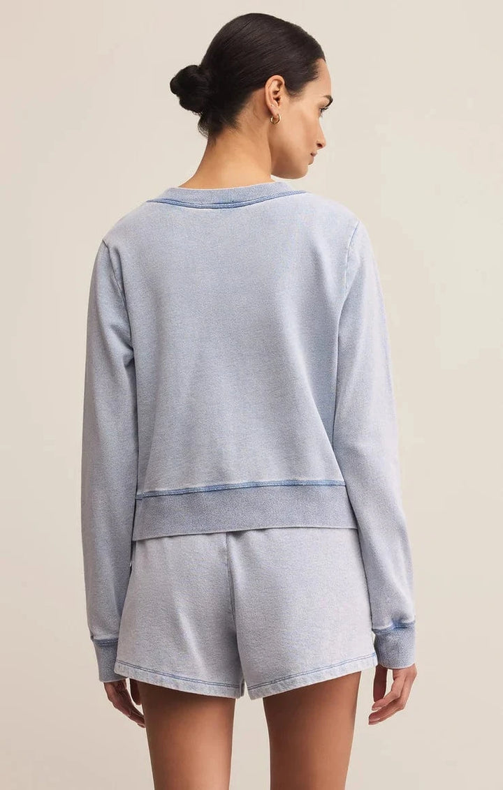 Z Supply Cardi Daily Knit Denim Cardigan