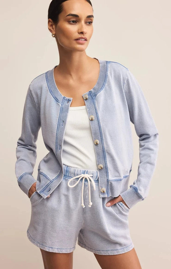 Z Supply Cardi Daily Knit Denim Cardigan