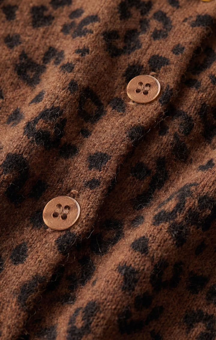 Z Supply Cardigan Medina Leopard Cardigan