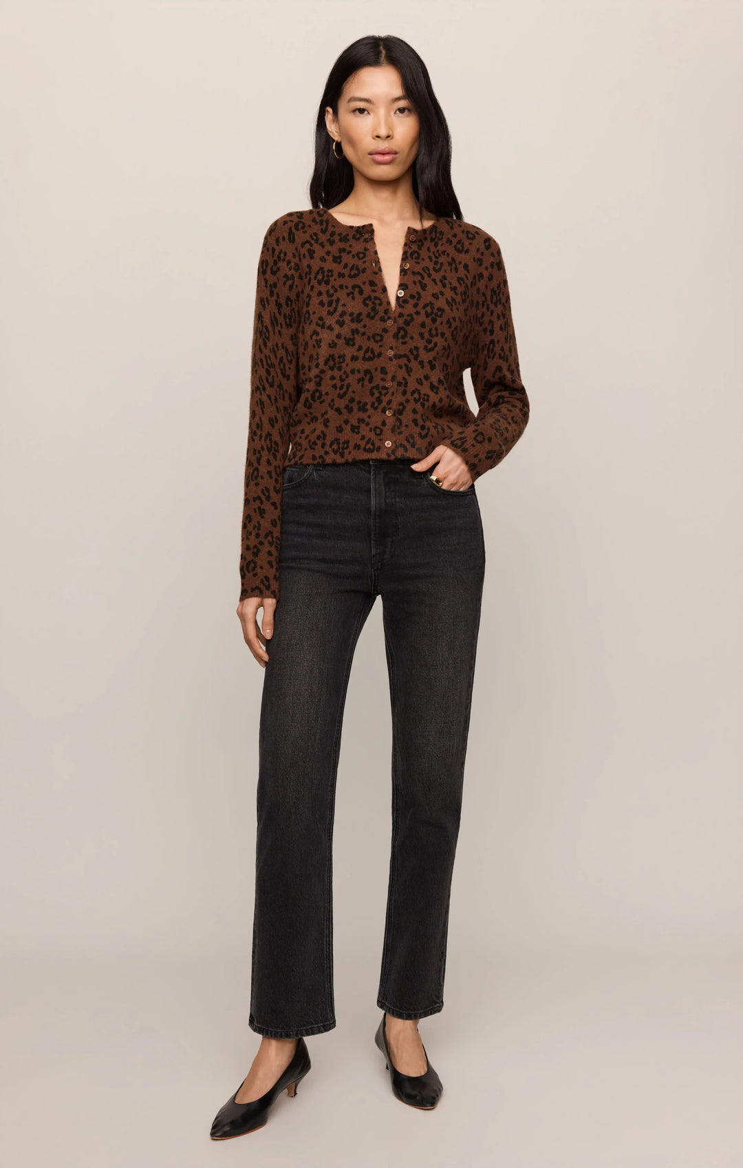 Z Supply Cardigan Medina Leopard Cardigan