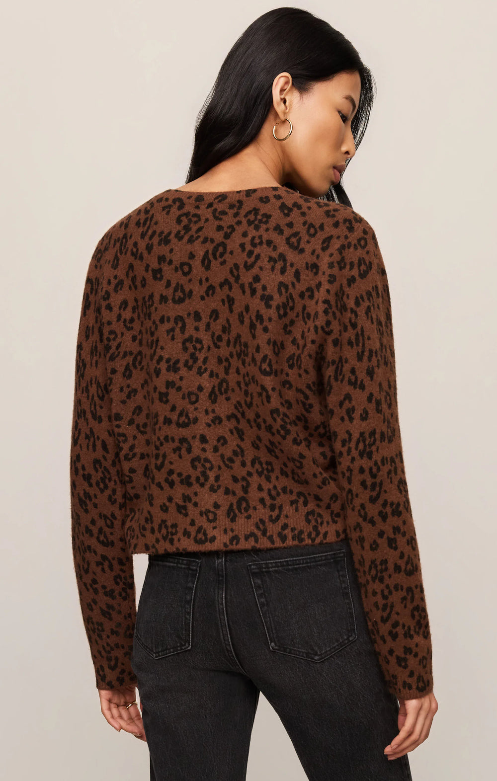 Z Supply Cardigan Medina Leopard Cardigan