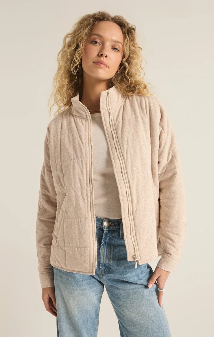 Z Supply Jacket Heather Latte / XS Bonfire Jacket