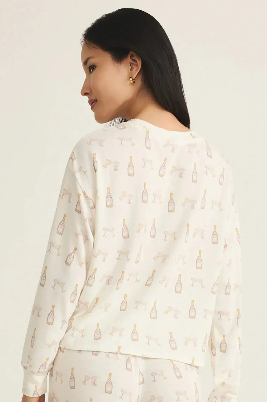 Z Supply Loungewear Champs Long Sleeve Top