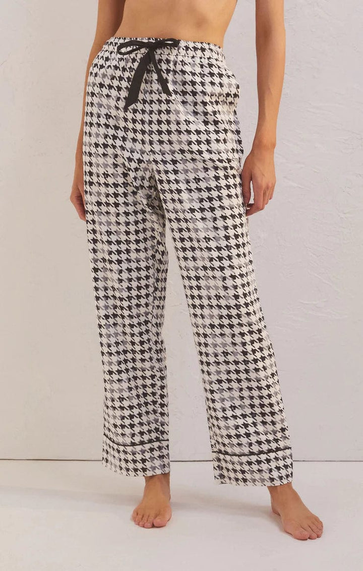 Z Supply Loungewear Dreamer Houndstooth PJ Set