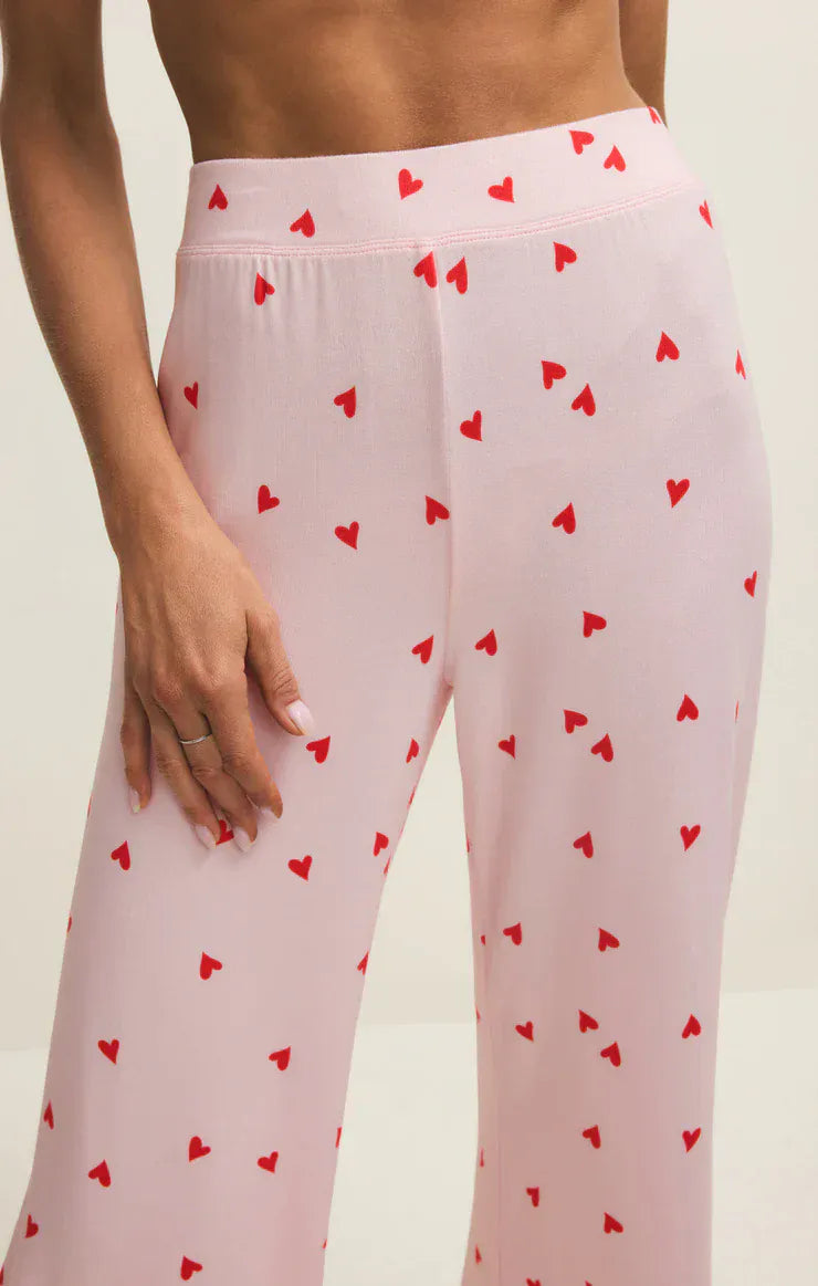 Z Supply Loungewear Luxe Heart Pant