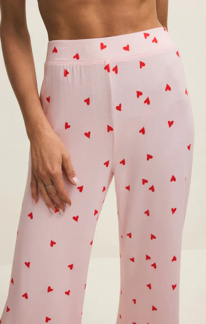 Z Supply Loungewear Luxe Heart Pant
