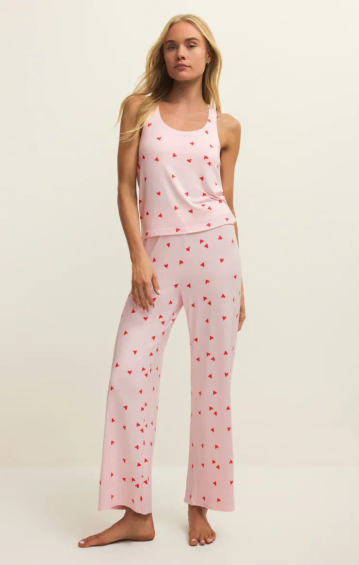 Z Supply Loungewear Luxe Heart Pant