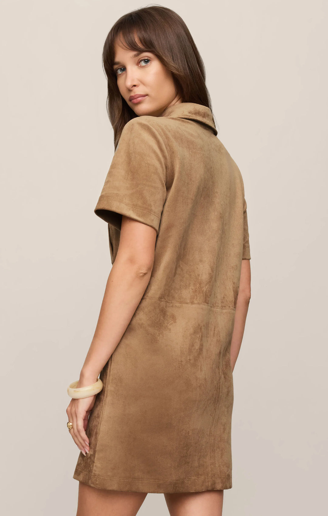 Z Supply Mini Dress Leone Suede Mini Dress