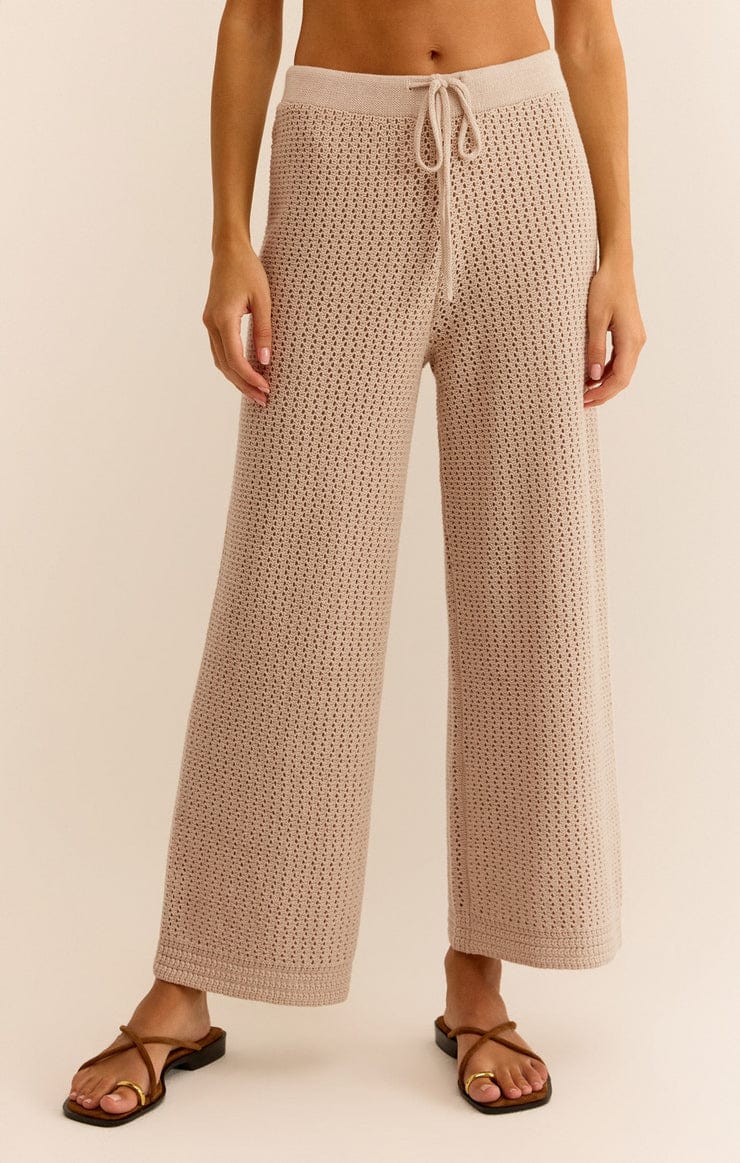 Z Supply Pant Natural / XS Costa Crochet Pant