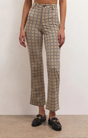 Z Supply Pant Spiced Rum / XS Kastor Houndstooth Pant