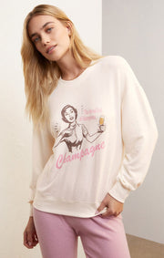 Z Supply Relaxed Champagne Sweatshirt
