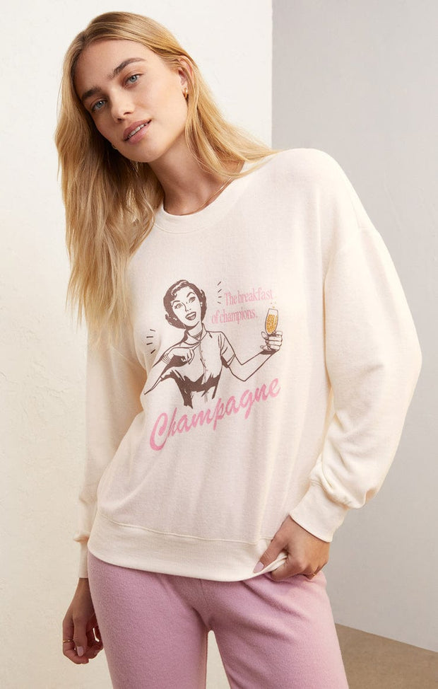 Champagne breakfast of champions on sale sweatshirt