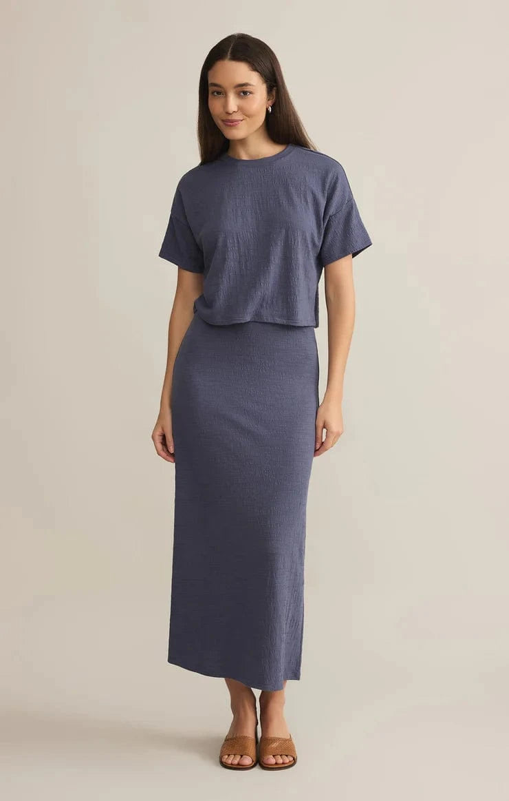 Z Supply Skirt Delavine Textured Midi Skirt