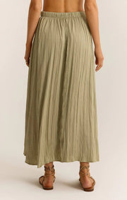 Z Supply Skirt Kahleese Luxe Sheen Midi Skirt