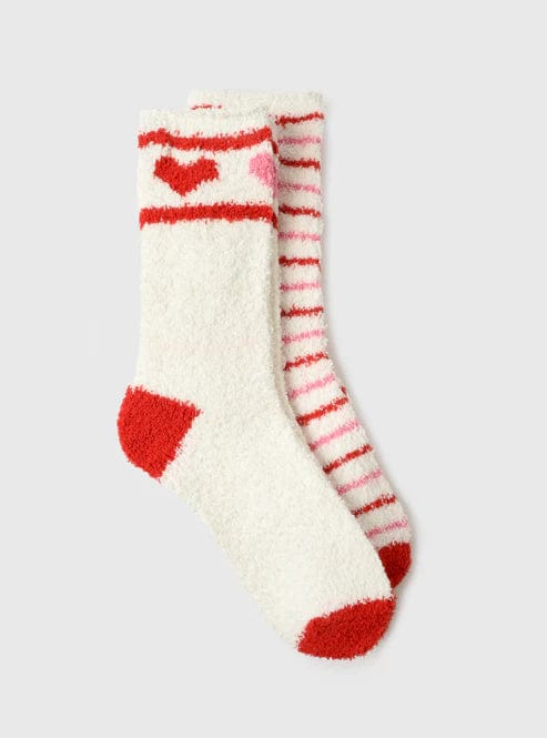 Z Supply Socks Vanilla Ice / OS Plus Stripe Socks 2-Pack