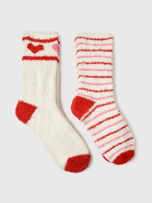 Z Supply Socks Vanilla Ice / OS Plus Stripe Socks 2-Pack