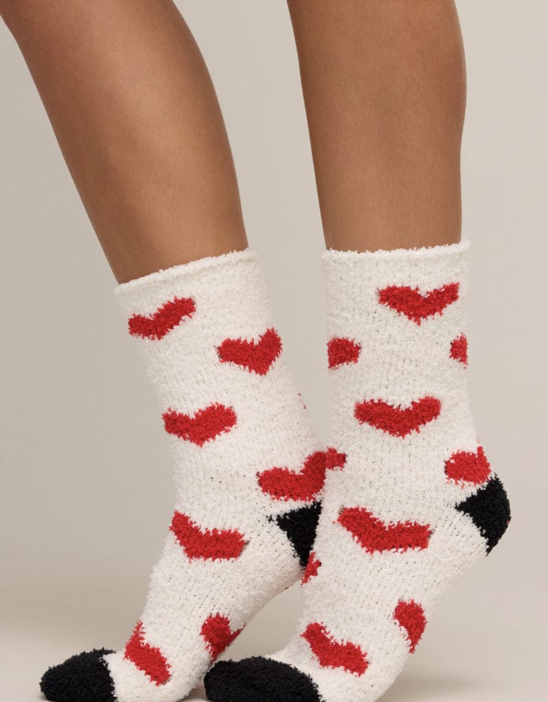 Z Supply Socks Vanilla Ice / OS Plush Heart Socks 2-Pack