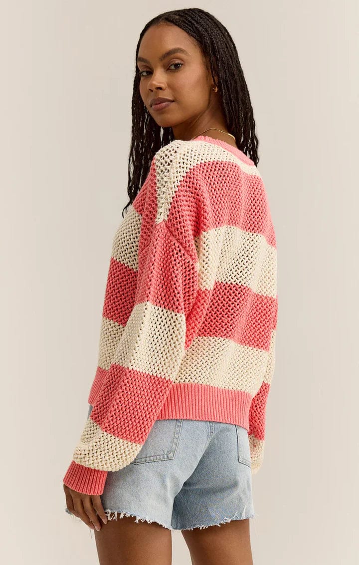 Z Supply Sweater Broadbeach Stripe Sweater