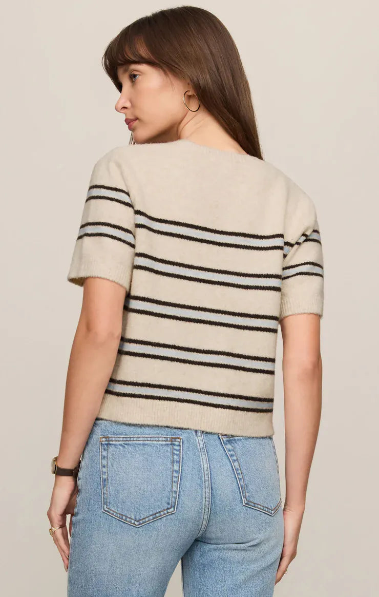 Z Supply Sweater Gatewood Stripe Sweater Tee