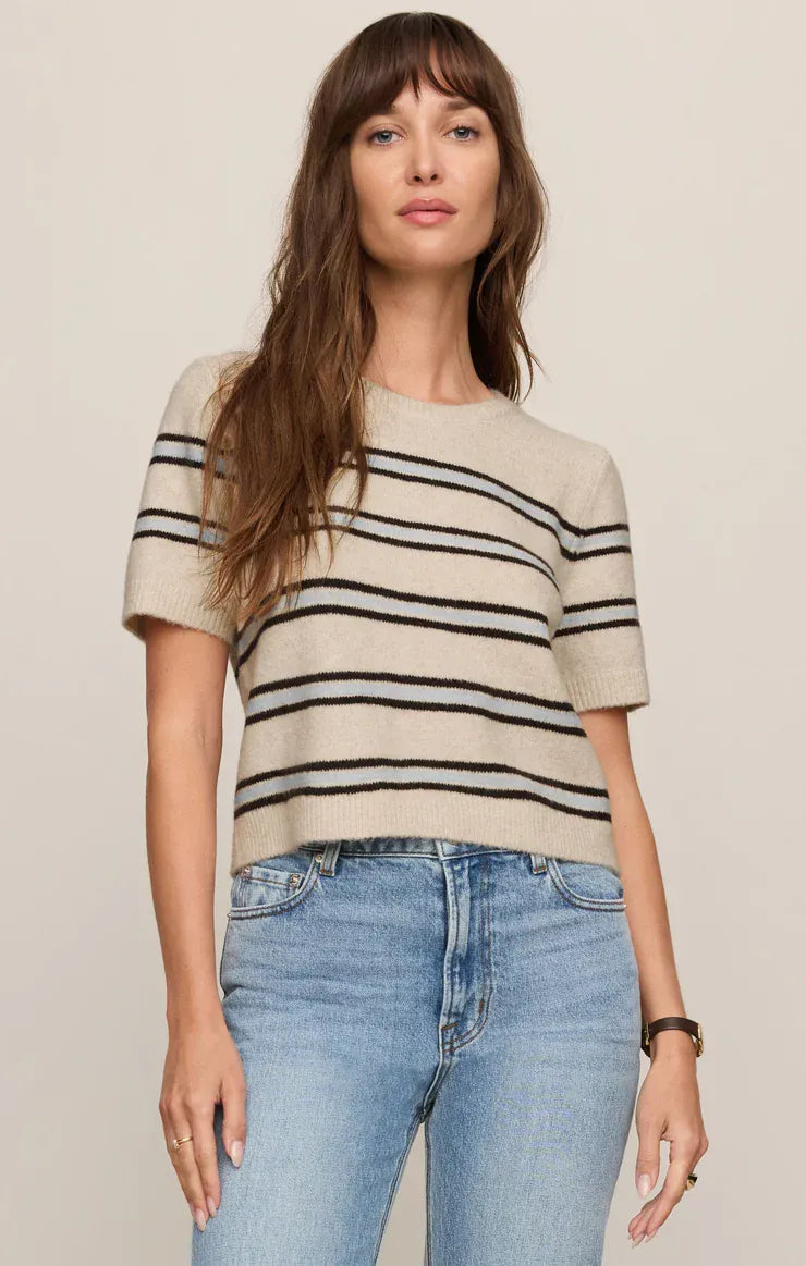 Z Supply Sweater Gatewood Stripe Sweater Tee