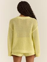 Z Supply Sweater Kiami Crochet Sweater