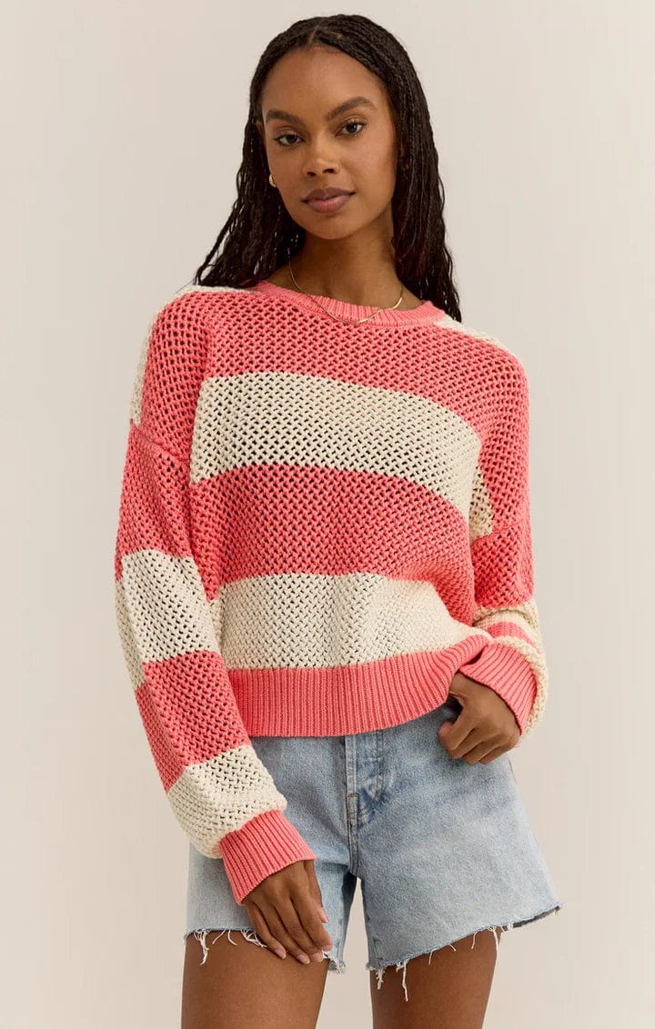 Z Supply Sweater Starfish / XS Broadbeach Stripe Sweater