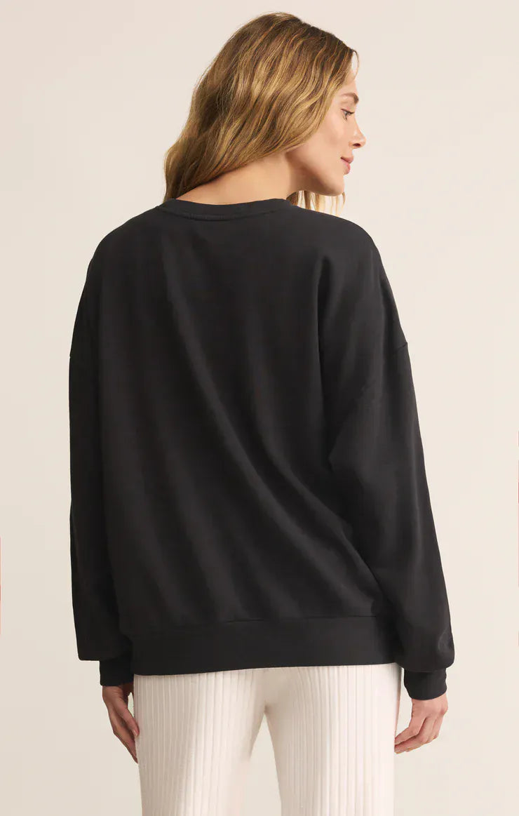 Z Supply Sweatshirt Celebrate Champagne Sweatshirt