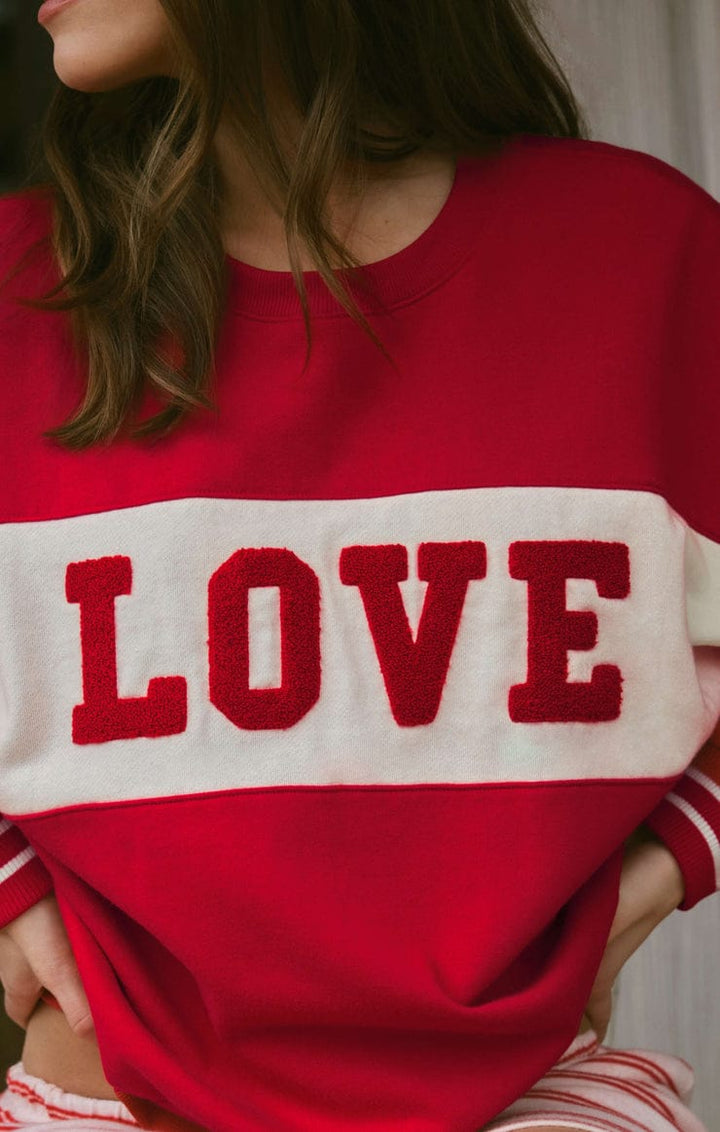 Z Supply Sweatshirt Oversized Love Sweatshirt