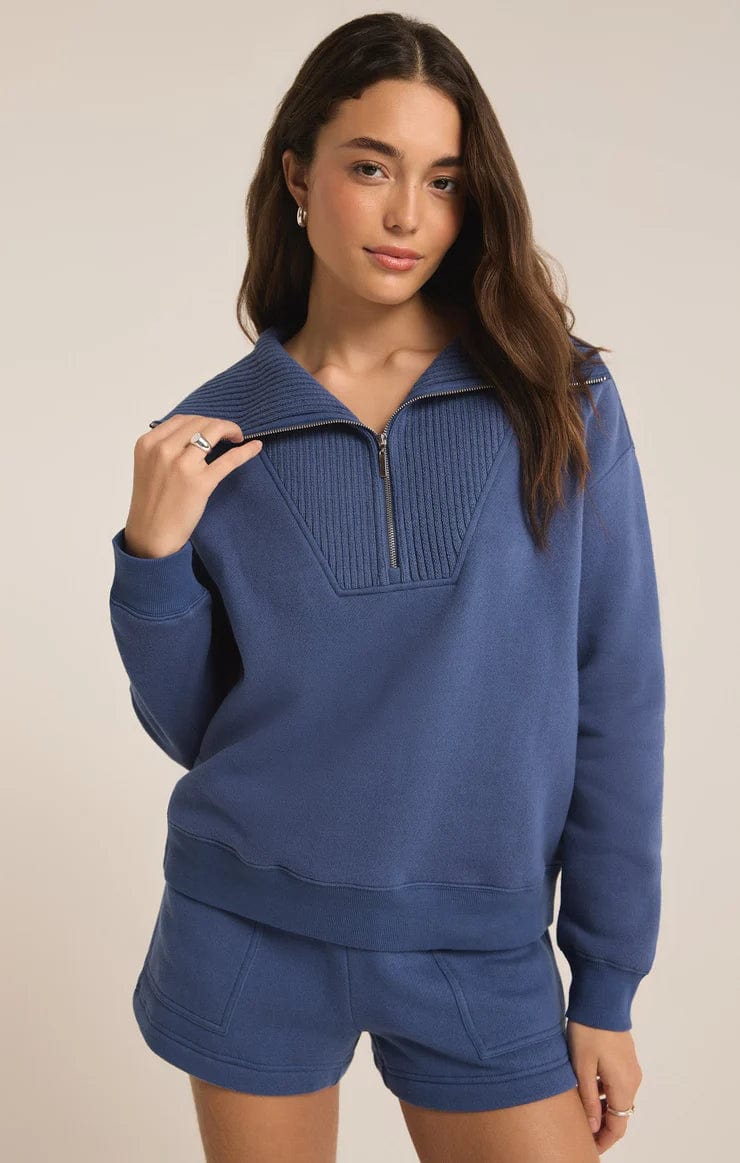 Z Supply Sweatshirt Sonata Fleece Sweatshirt