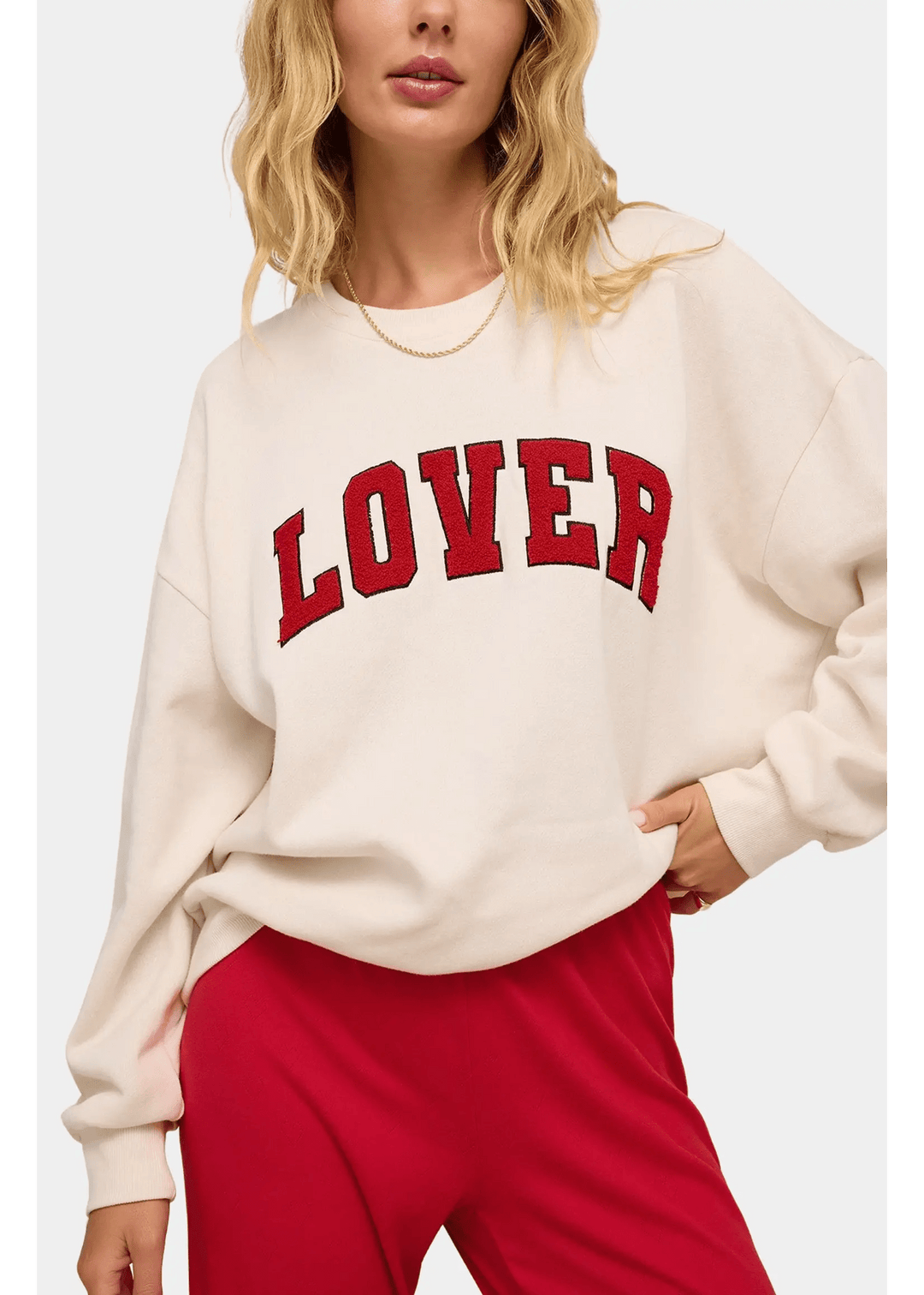 Z Supply Sweatshirt Vanilla Ice / XS Oversized Lover Sweatshirt