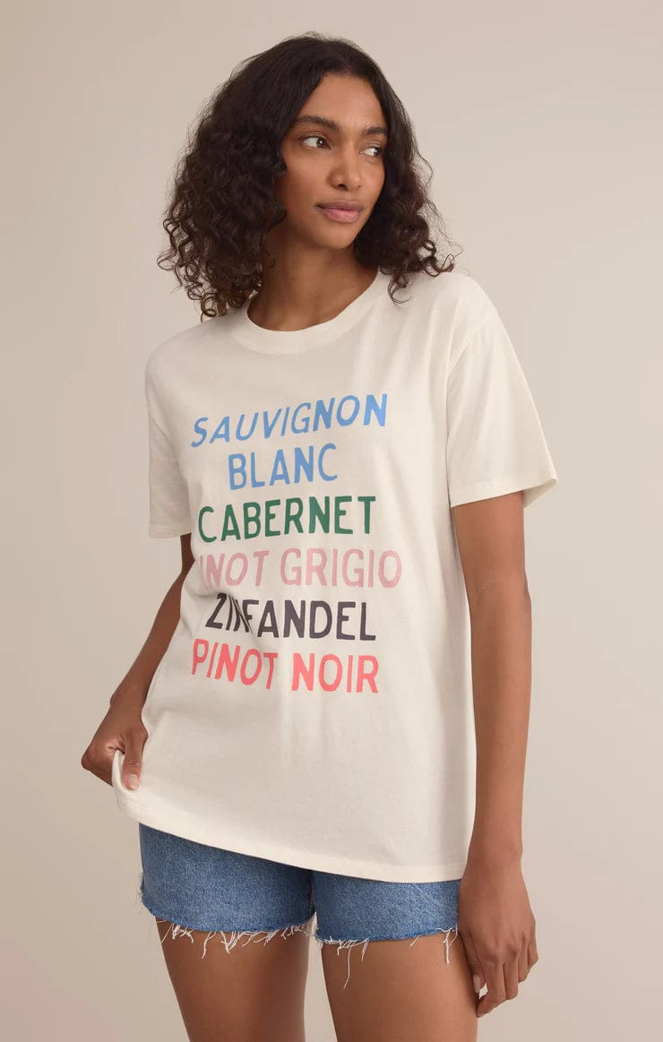 Z Supply Tee Vino Boyfriend Tee