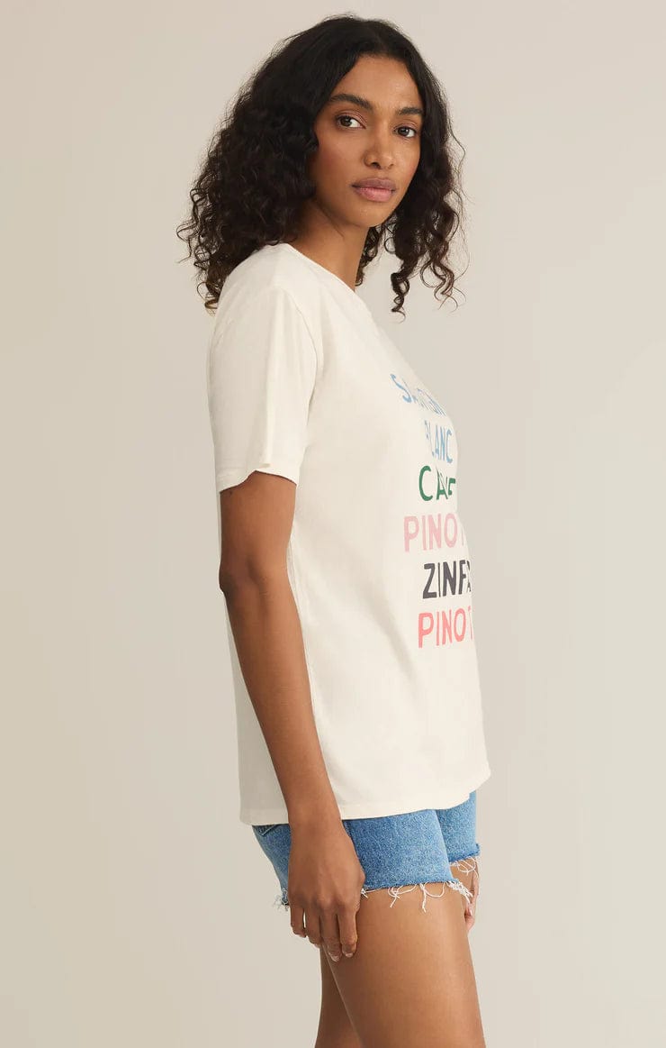 Z Supply Tee Vino Boyfriend Tee