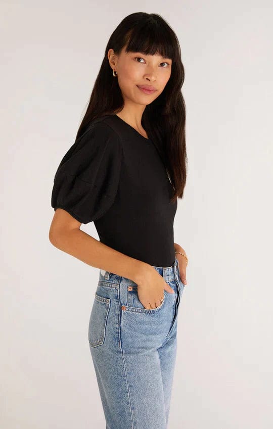 Z Supply Top Black / XS Charlize Cotton Top