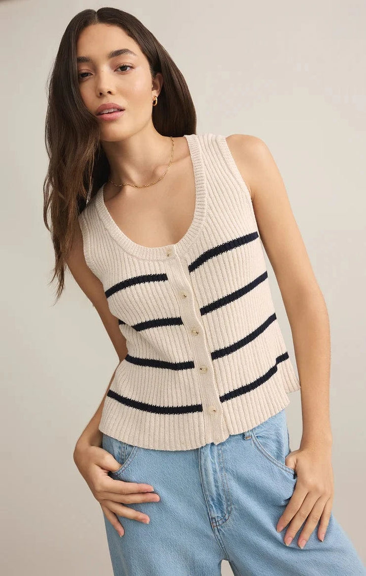 Z Supply Vest Sea Salt / XS Sycamore Stripe Sweater Vest