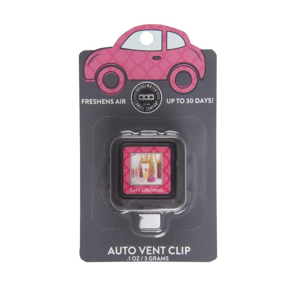 Bridgewater Candle Co. Candles Let's Celebrate Bridgewater Auto Vent Clip