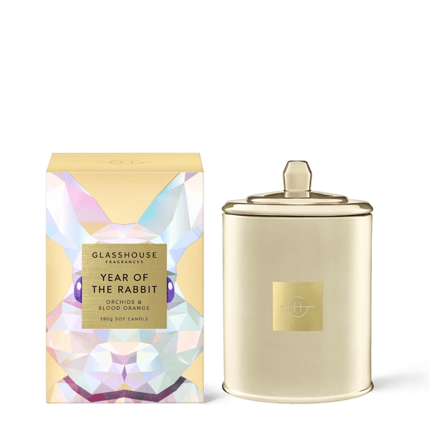Glasshouse Fragrances Candle 380g Year of the Rabbit Soy Candle