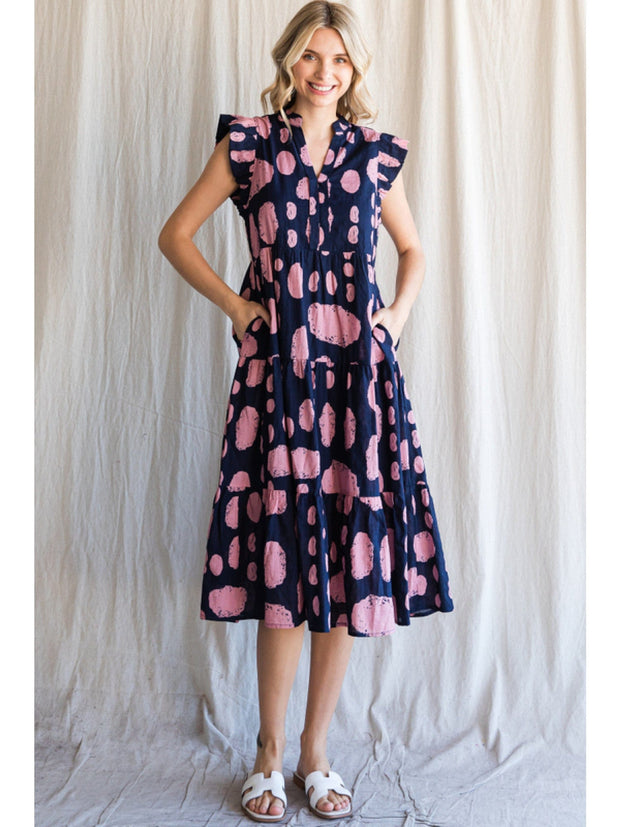 Jodifl Dress Charlie Cow Print Dress