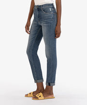 KUT from the Kloth Denim Rachael Fab AB Mom Jeans (Cleanse Wash)