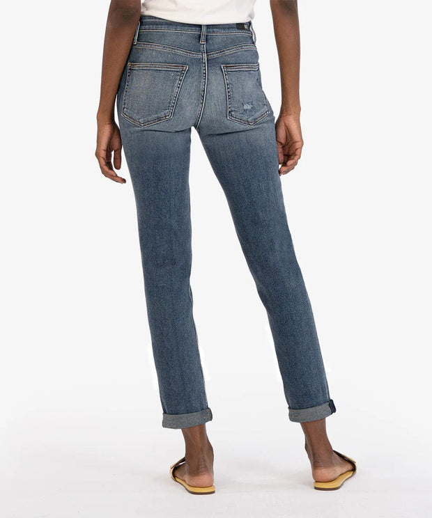 KUT from the Kloth Denim Rachael Fab AB Mom Jeans (Cleanse Wash)