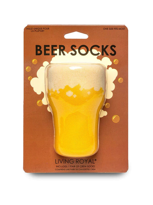 Living Royal Socks Beer 3D Crew Socks