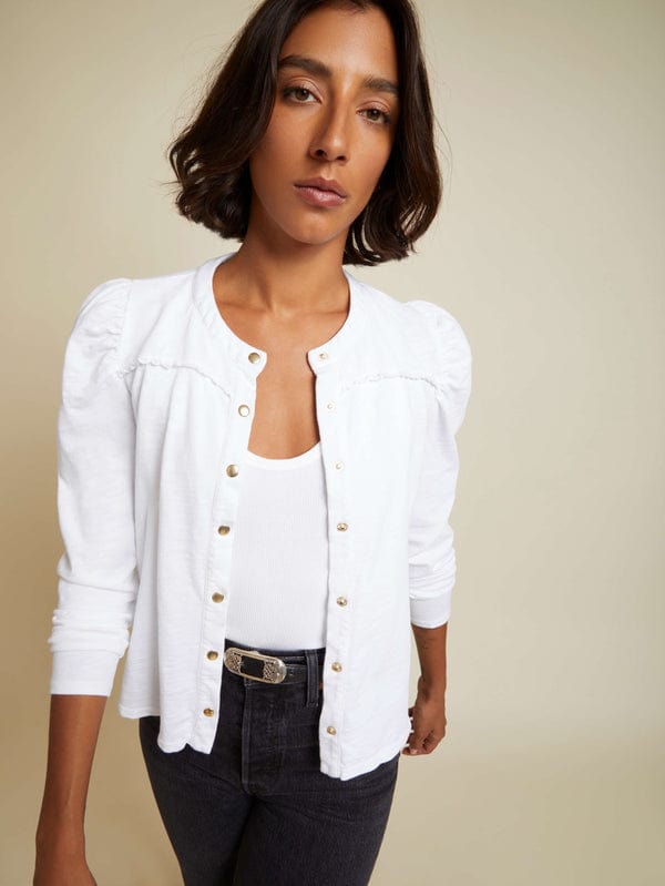 Nation LTD Top Optic White / X Small Juniper Top