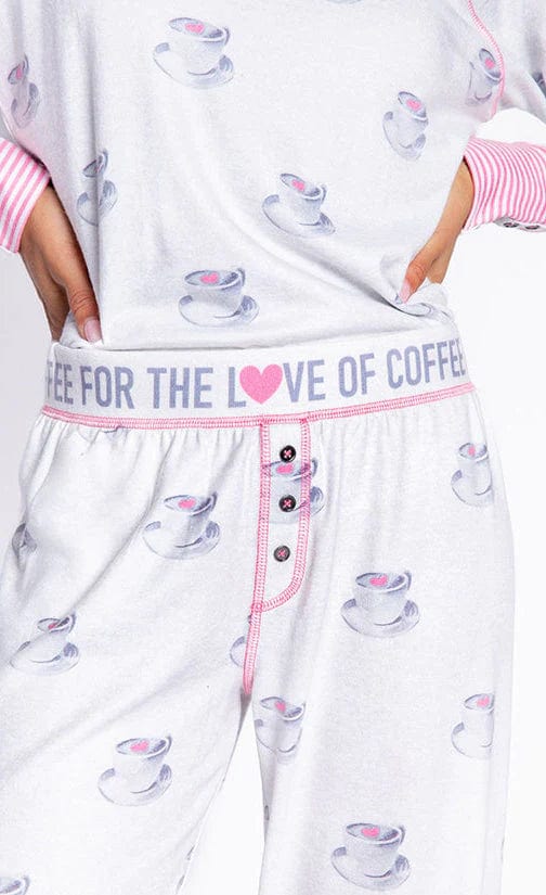 PJ Savage Pajamas For The Love Of Coffee PJ Set