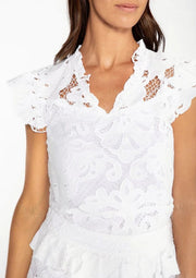 S'Edge Top White / Small Magnolia Top