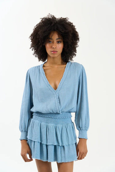 Sundays Top Dusty Blue / Small May Top