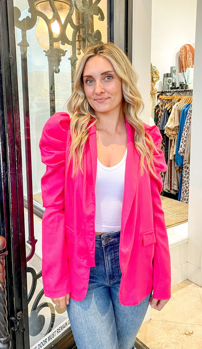 TCEC Blazer Mia Puff Sleeve Blazer