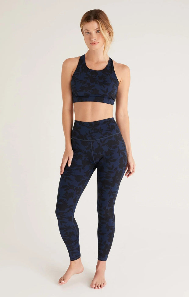Z Supply Bra Find Your Core Floral Sports Bra