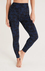 Z Supply Leggings Midnight Blue / X Small Go For It Floral 7/8 Legging